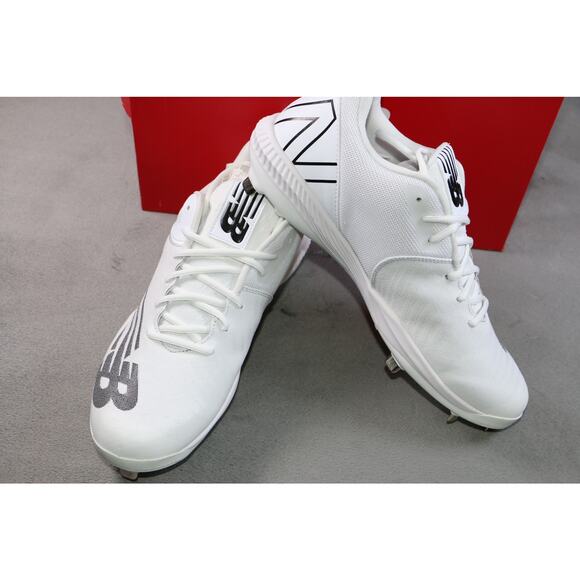 New Balance FuelCell 4040 v6 Metal Baseball Cleats Mens 15 White Low NEW main image 9